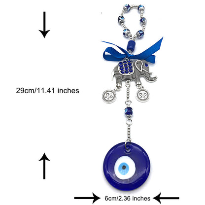Blue Evil Eye Decor Wall Hanging Ornament Door Hanger Home Protection #EBE091