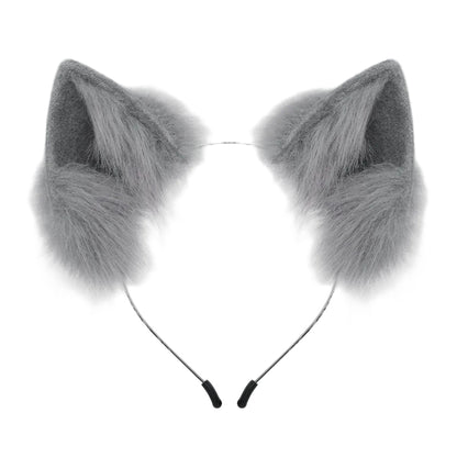Fox Ears Headband - Wolf Ears Headband - Cat Ears Headband - Animal Cosplay Ears Costume