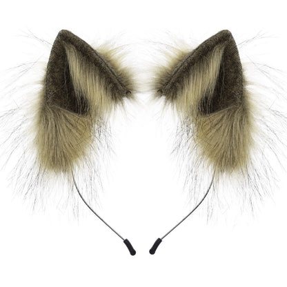 Fox Ears Headband - Wolf Ears Headband - Cat Ears Headband - Animal Cosplay Ears Costume