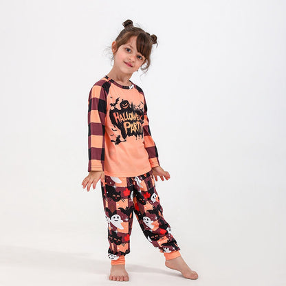 Halloween Pjs Matching Family Pumpkin Pajamas Set