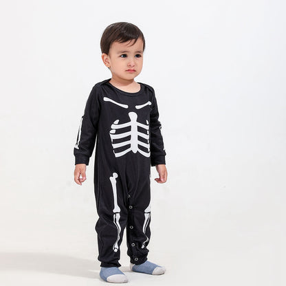 Skeleton Bone Pjs Matching Family Halloween Pajamas Set