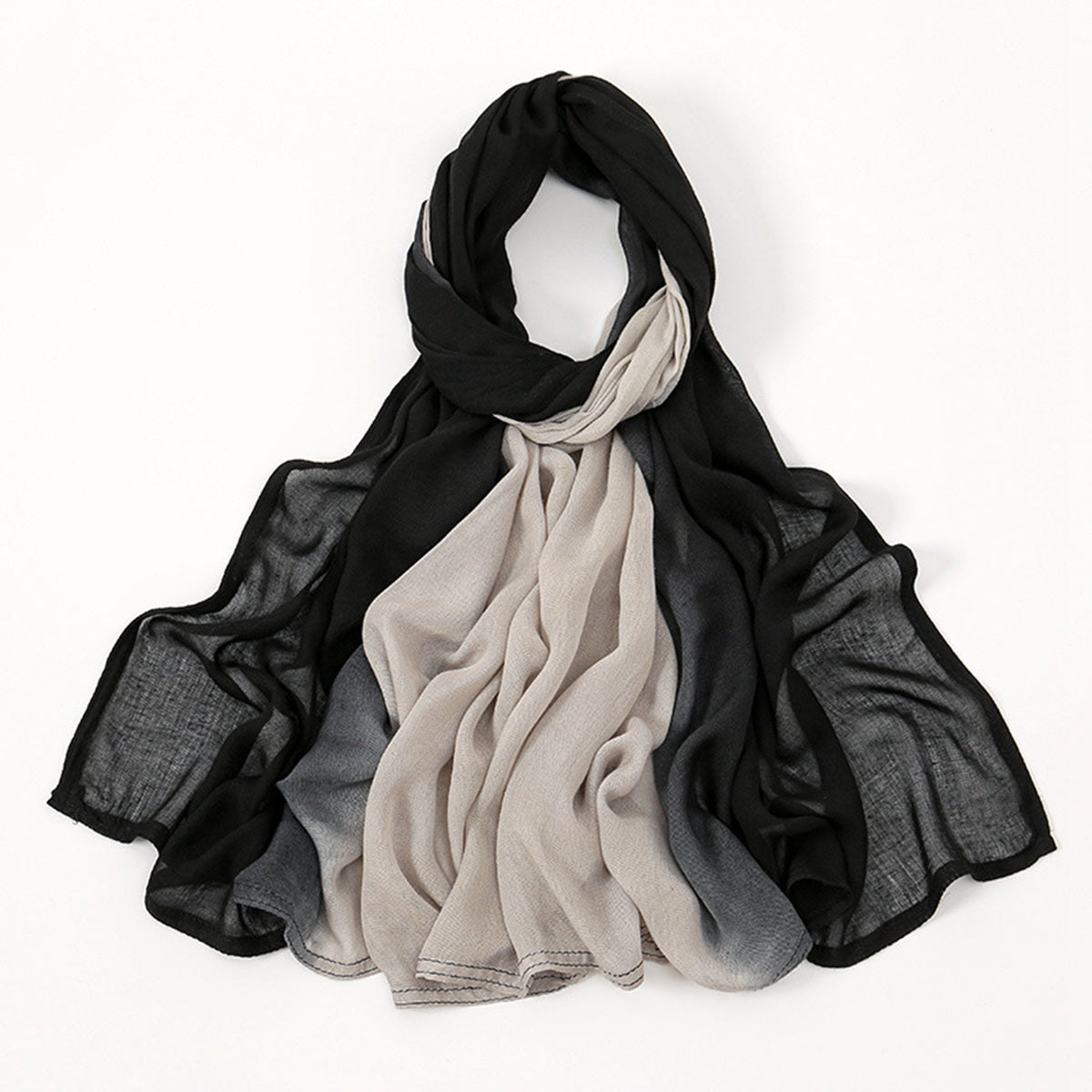 Muslim Women Color Gradient Hijab Scarf #26VS812