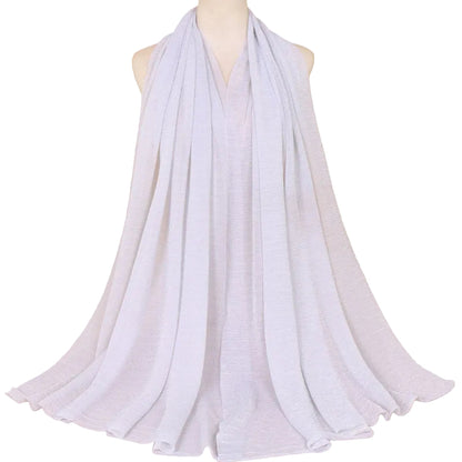 Muslim Women Gold Thread Hijab Scarf #26YW71