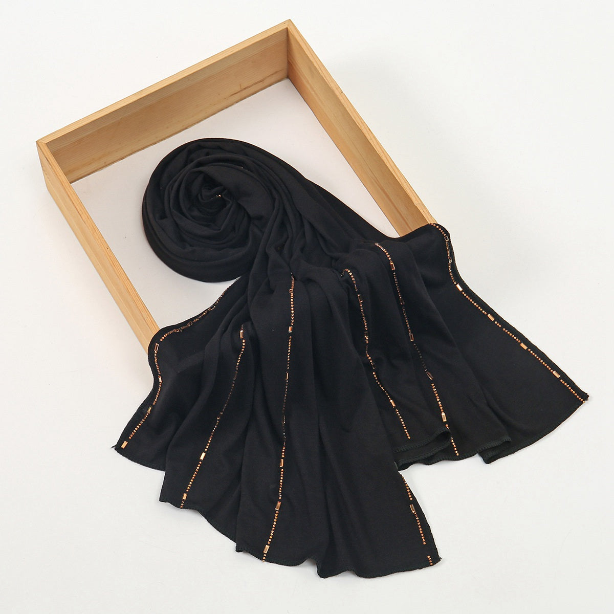 Muslim Women Hotfix Rhinestones Modal Hijab Scarf #26YW365