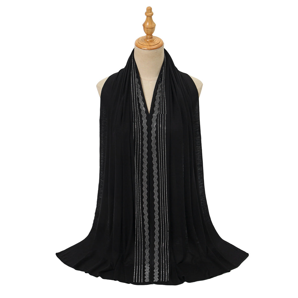 Muslim Women Hotfix Rhinestones Hijab Scarf #26YW576
