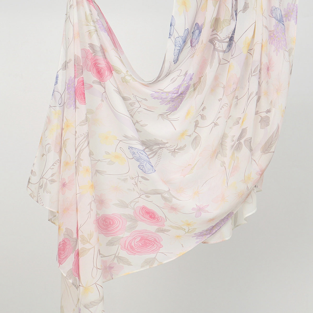 Muslim Women Chiffon Printed Hijab Scarf #26YW578