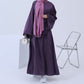 Muslim Women Traditional Plain Nida Long Robe Abaya Dress