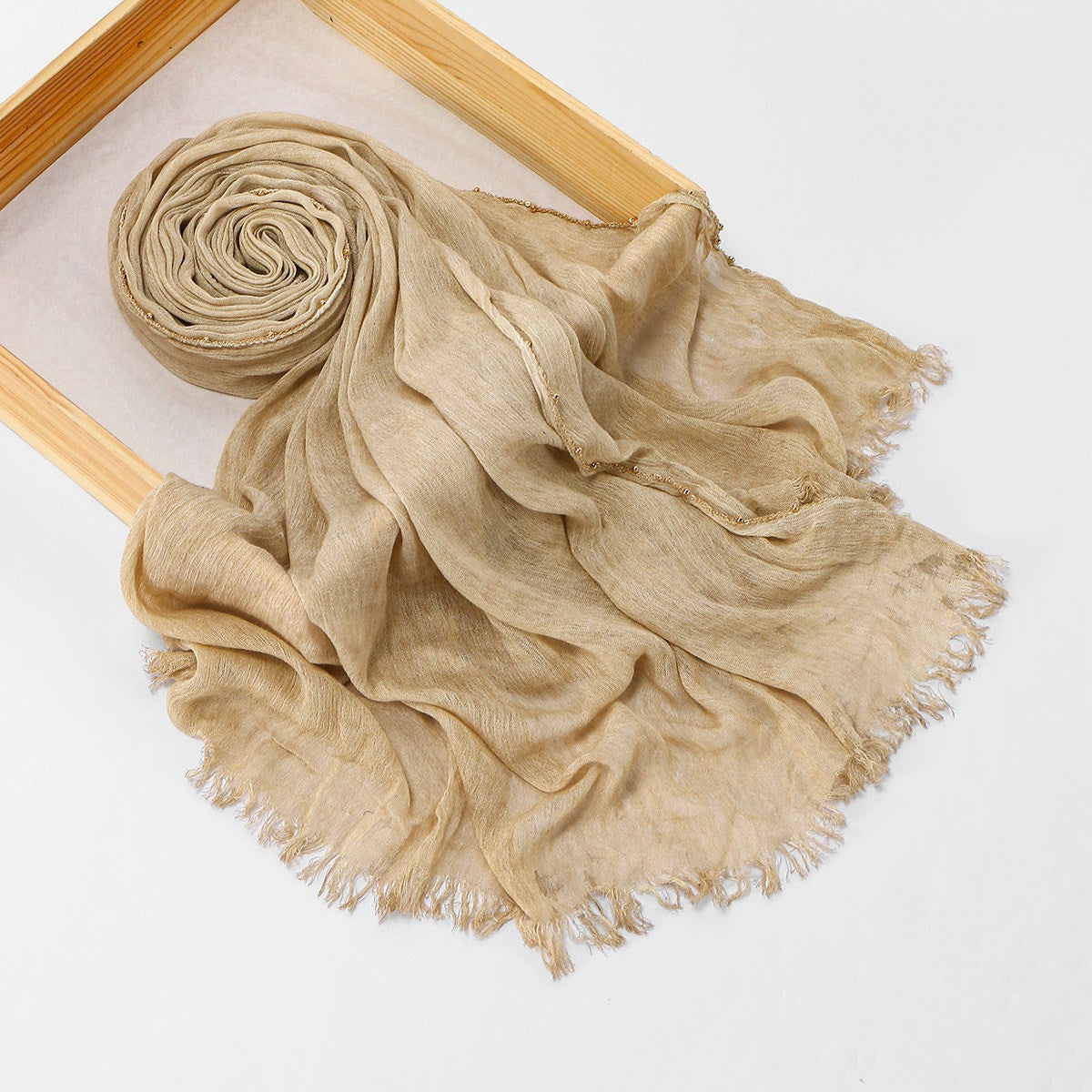 Muslim Women Tassel Hijab Scarf #26VE203
