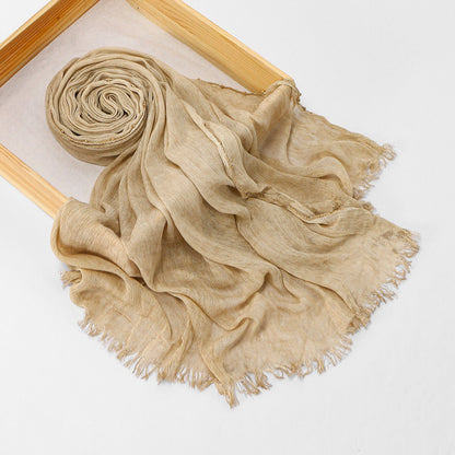 Muslim Women Tassel Hijab Scarf #26VE203