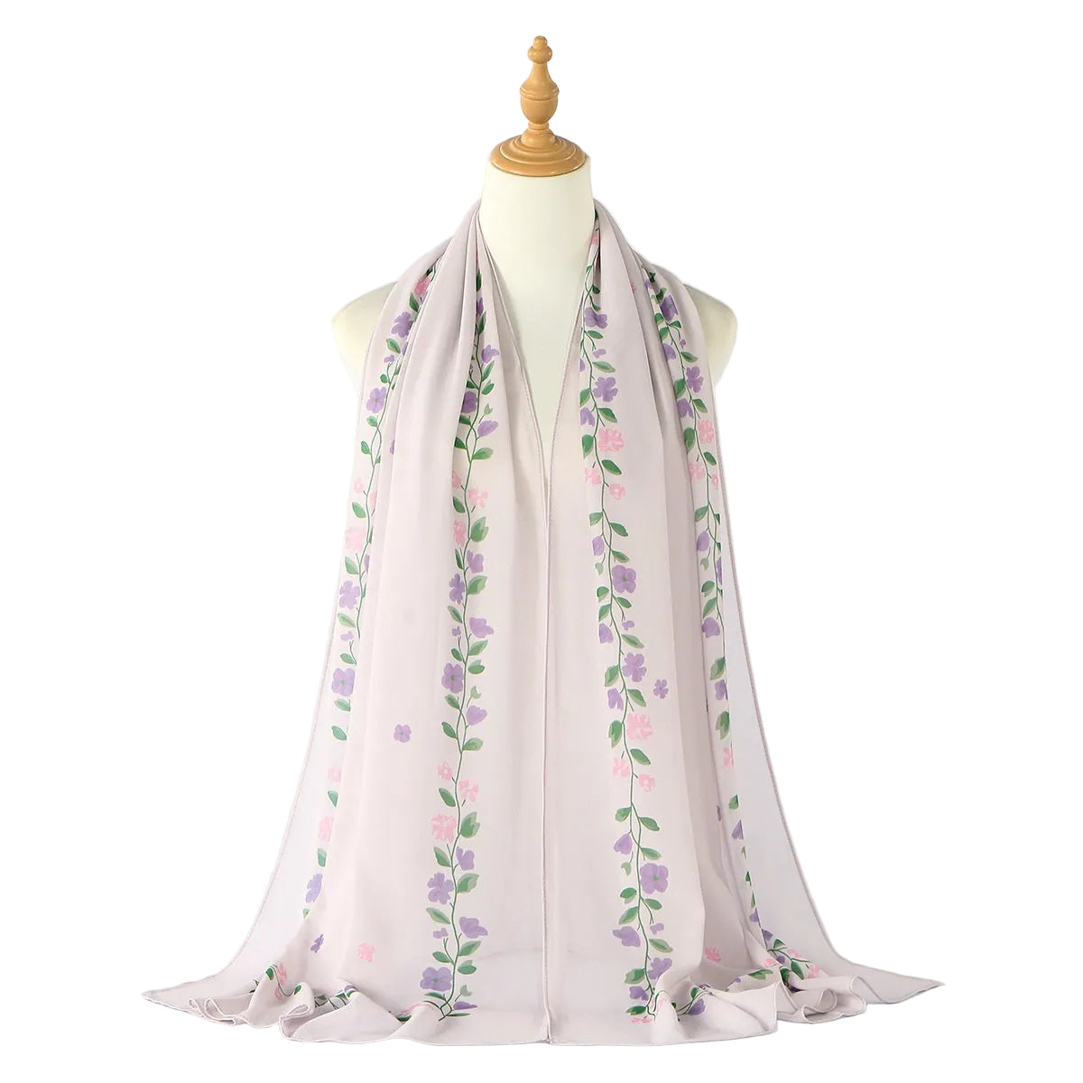 Muslim Women Printed Chiffon Hijab Scarf #26VE206