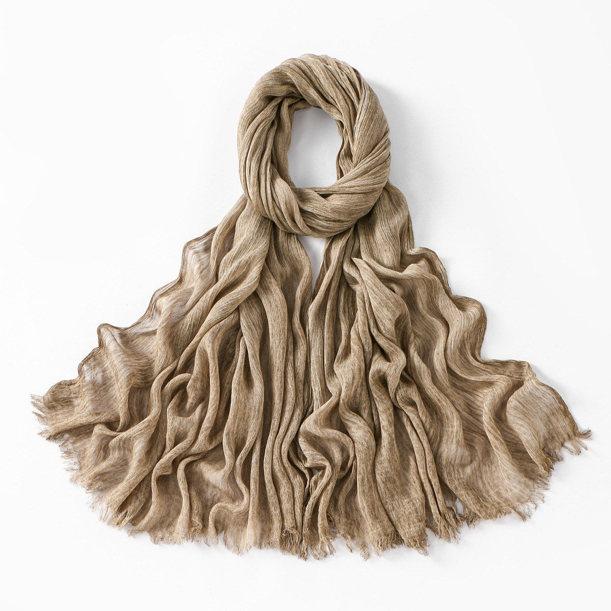 Muslim Women Pleated Hijab Scarf #26VE059