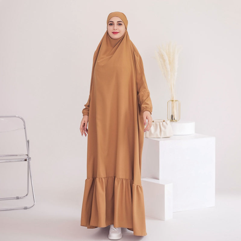 Nida Long Robe Prayer Dress Overhead Abaya Dress Jilbab – Urgarment