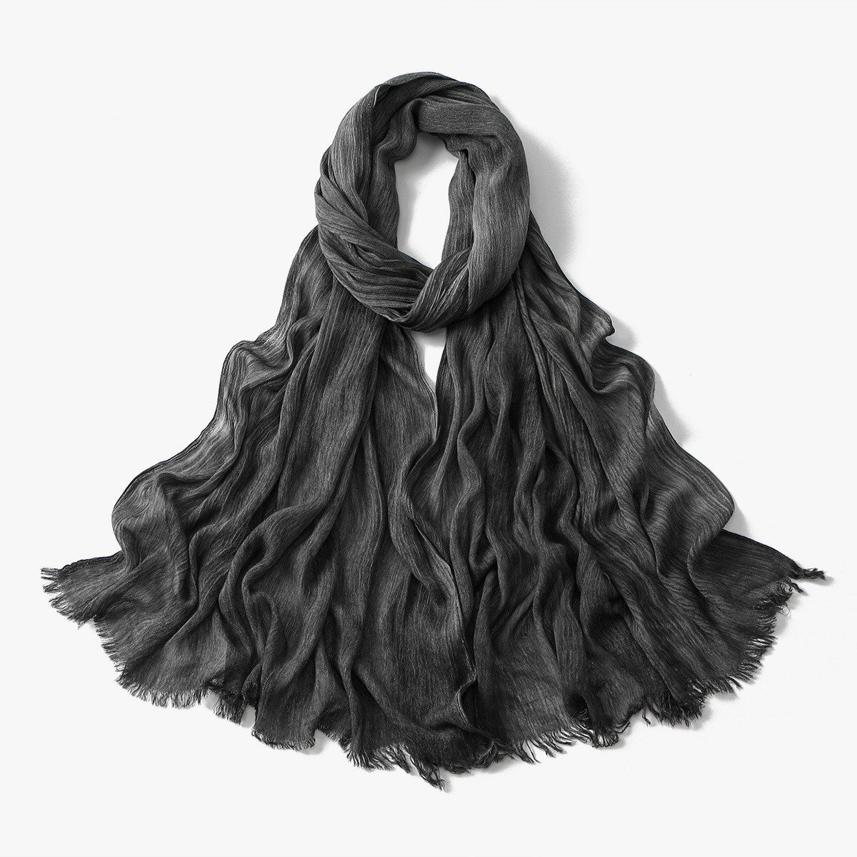Muslim Women Pleated Hijab Scarf #26VE059