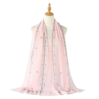 Muslim Women Printed Chiffon Hijab Scarf #26VE206