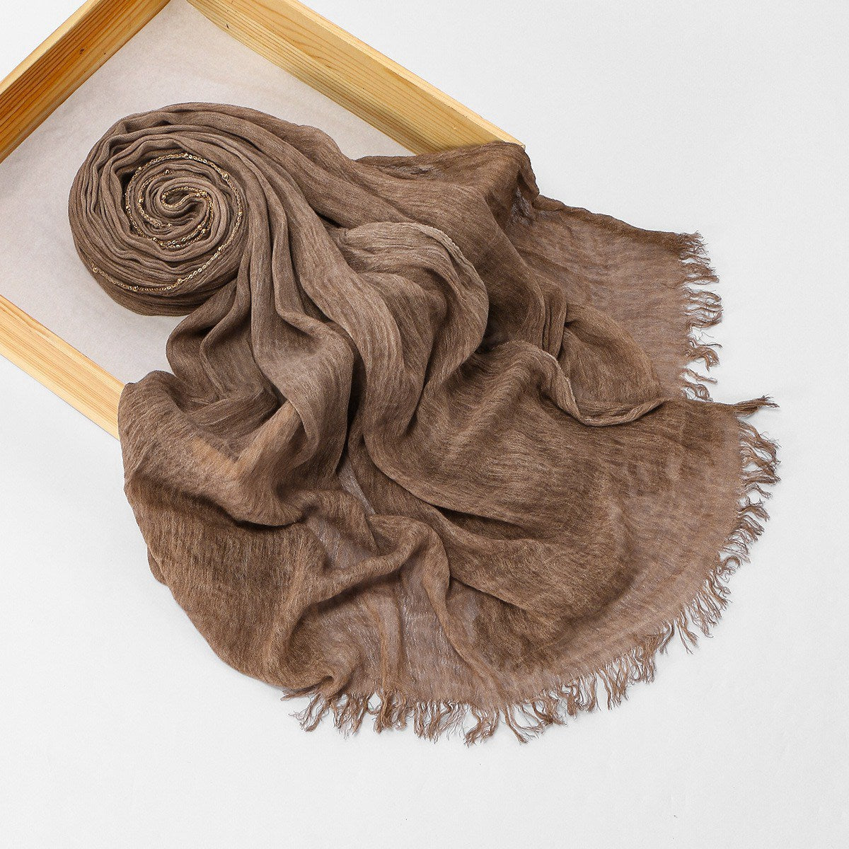 Muslim Women Tassel Hijab Scarf #26VE203