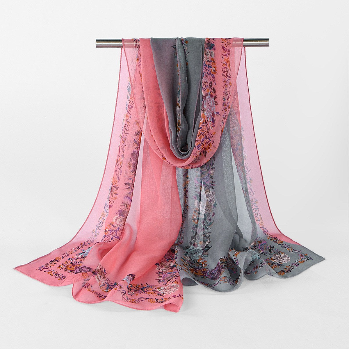 Muslim Women Floral Printed Hijab Scarf #26QQ017