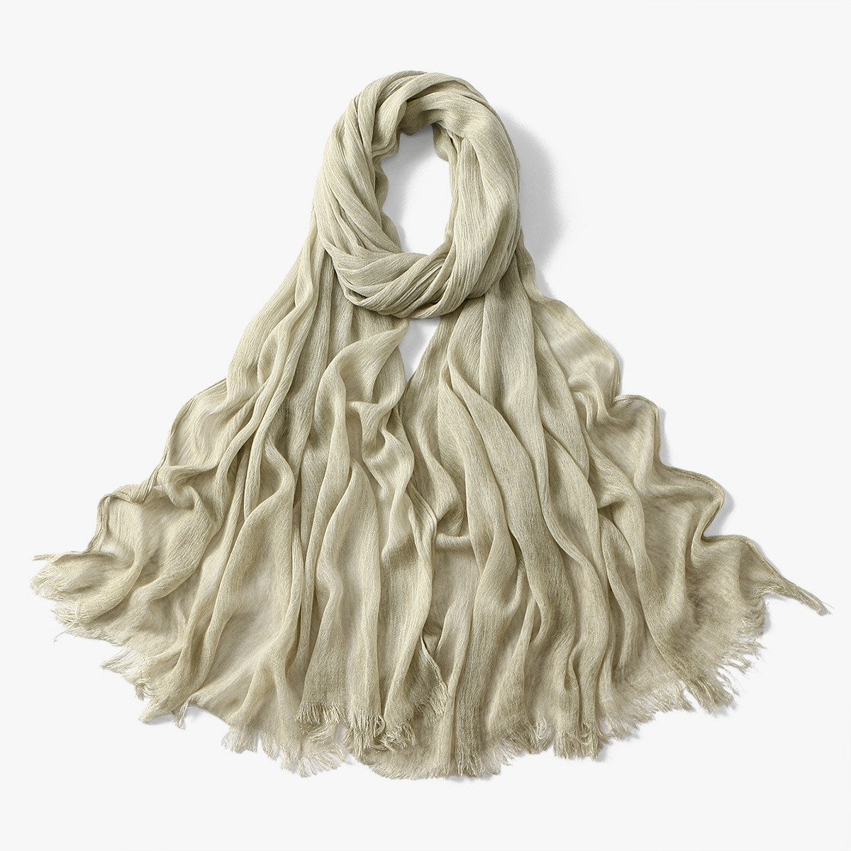 Muslim Women Pleated Hijab Scarf #26VE059