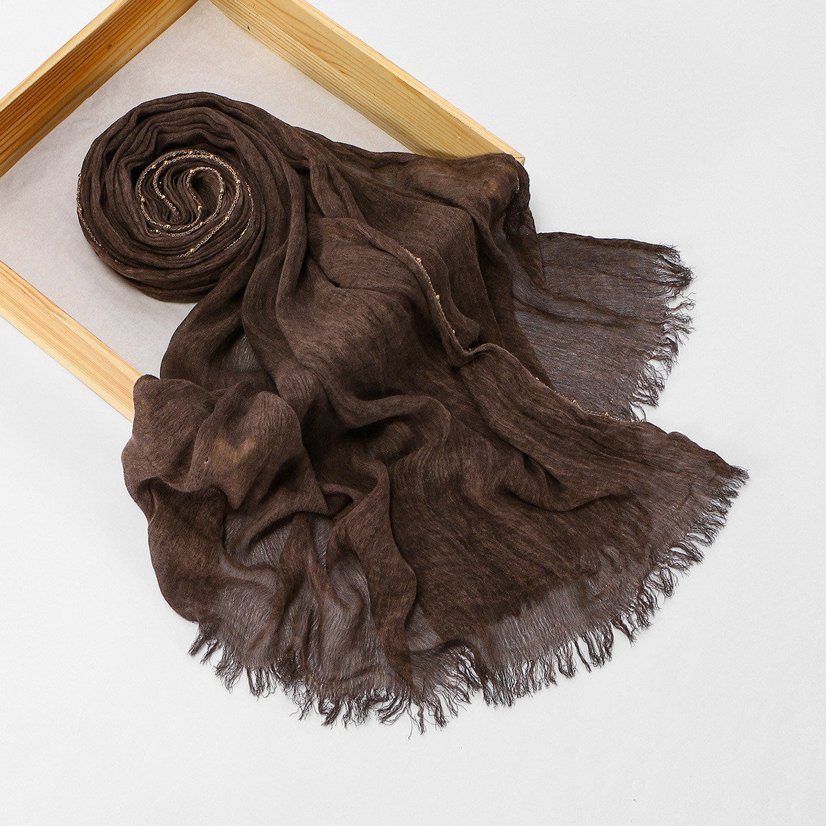 Muslim Women Tassel Hijab Scarf #26VE203