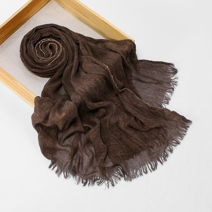 Muslim Women Tassel Hijab Scarf #26VE203