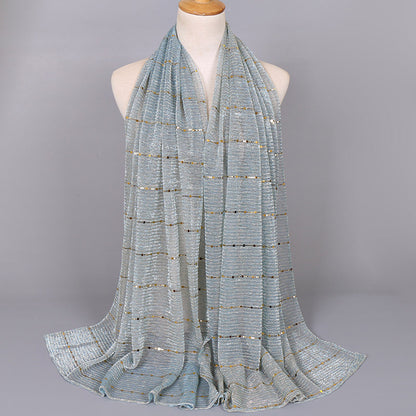 Muslim Women Sequins Hijab Scarf #26VS064
