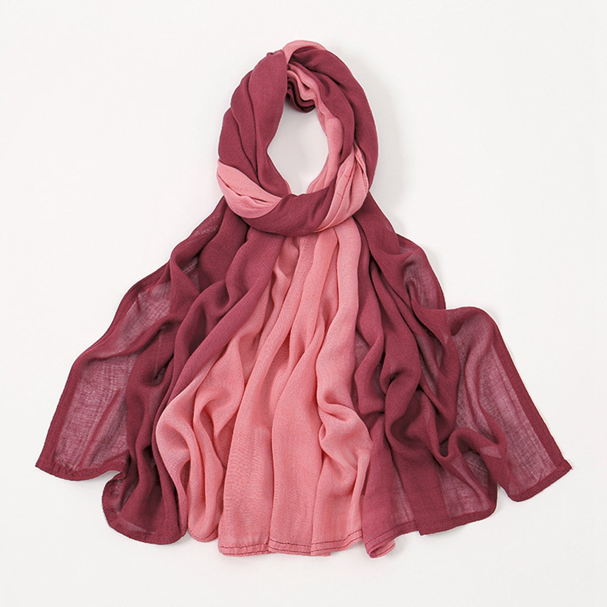 Muslim Women Color Gradient Hijab Scarf #26VS812
