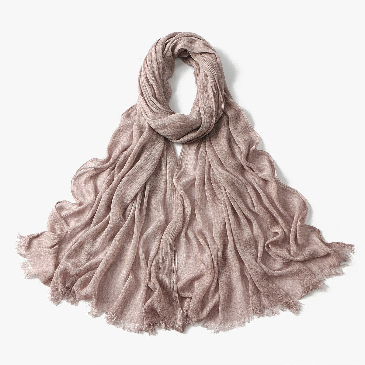 Muslim Women Pleated Hijab Scarf #26VE059
