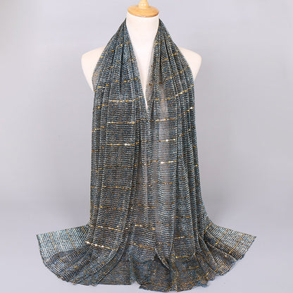 Muslim Women Sequins Hijab Scarf #26VS064