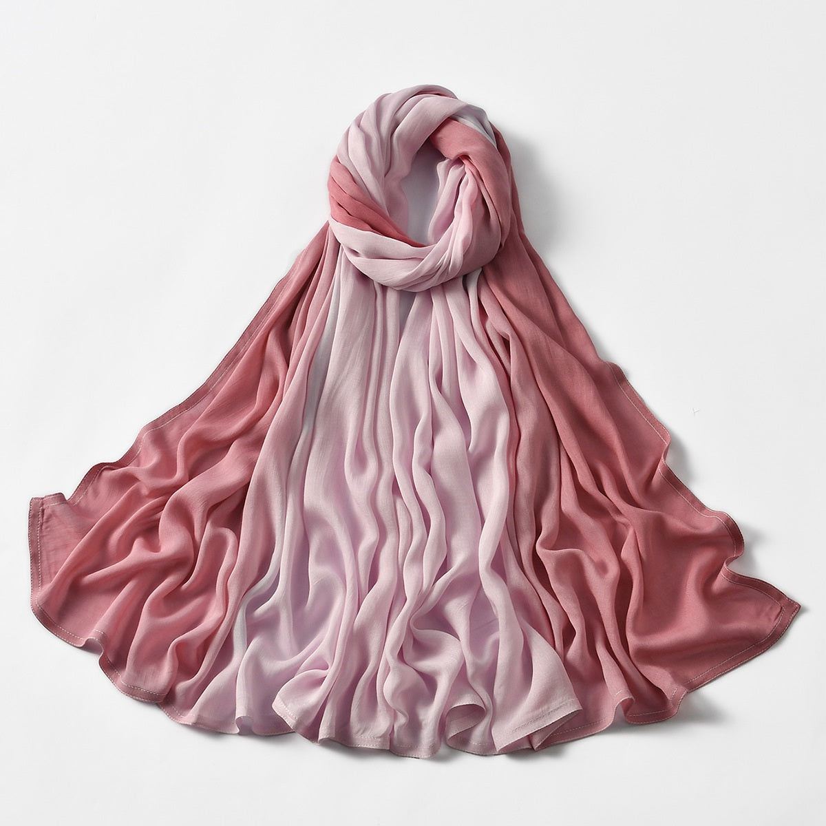 Muslim Women Color Gradient Hijab Scarf #26VS812