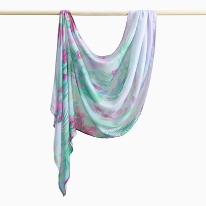 Muslim Women Voile Printed Hijab Scarf Shawl #26YW501