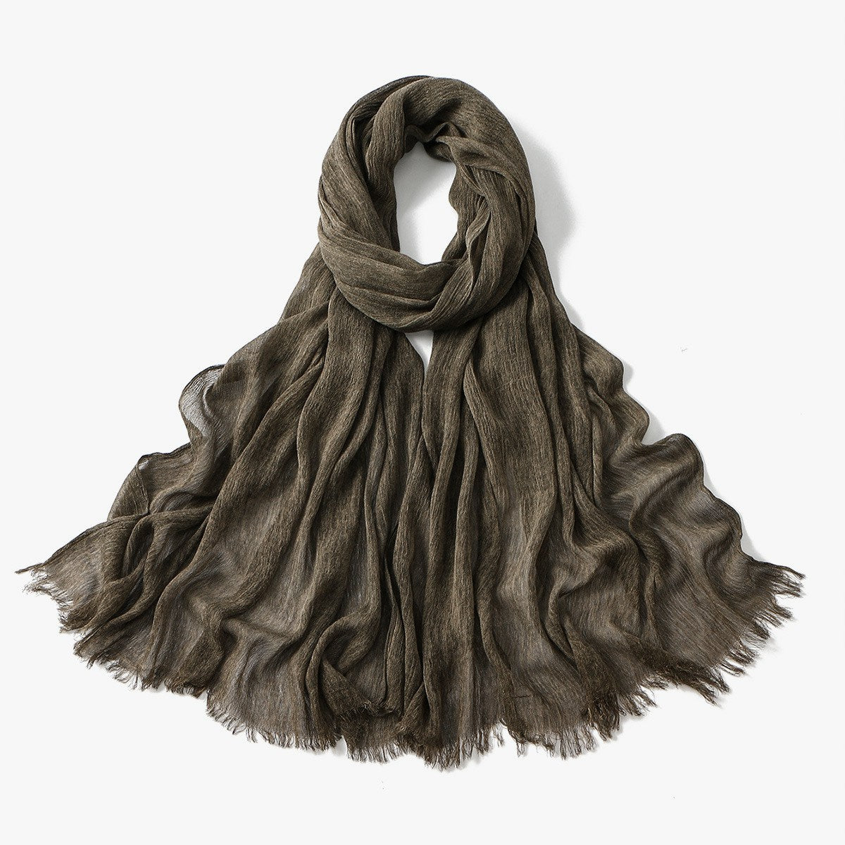 Muslim Women Pleated Hijab Scarf #26VE059