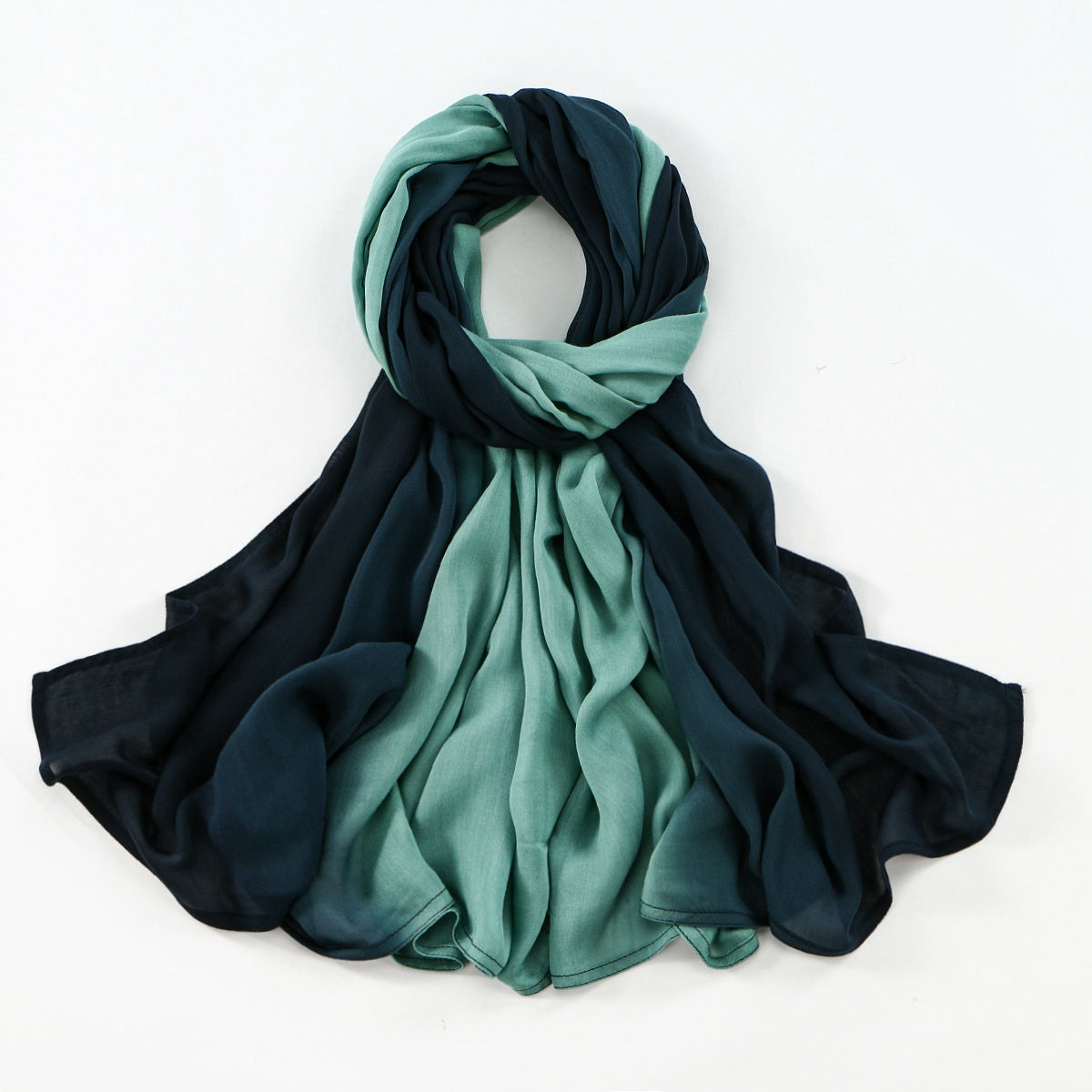 Muslim Women Color Gradient Hijab Scarf #26VS812