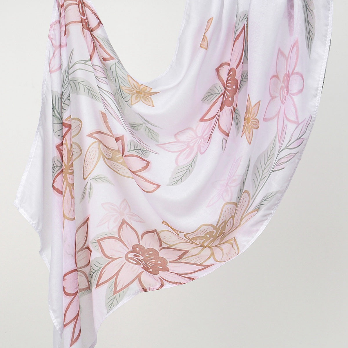 Muslim Women Printed Voile Hijab Scarf #26YW539