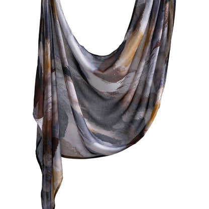 Muslim Women Voile Printed Hijab Scarf Shawl #26YW501