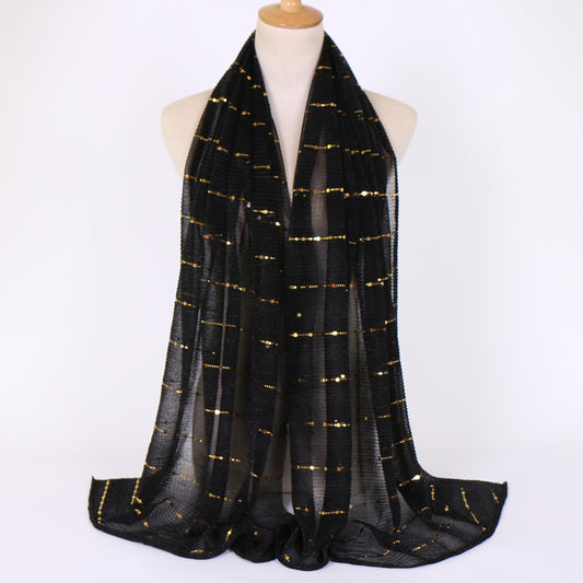 Muslim Women Sequins Hijab Scarf #26VS064