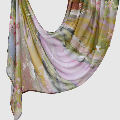 Muslim Women Printed Hijab Scarf #26YW554