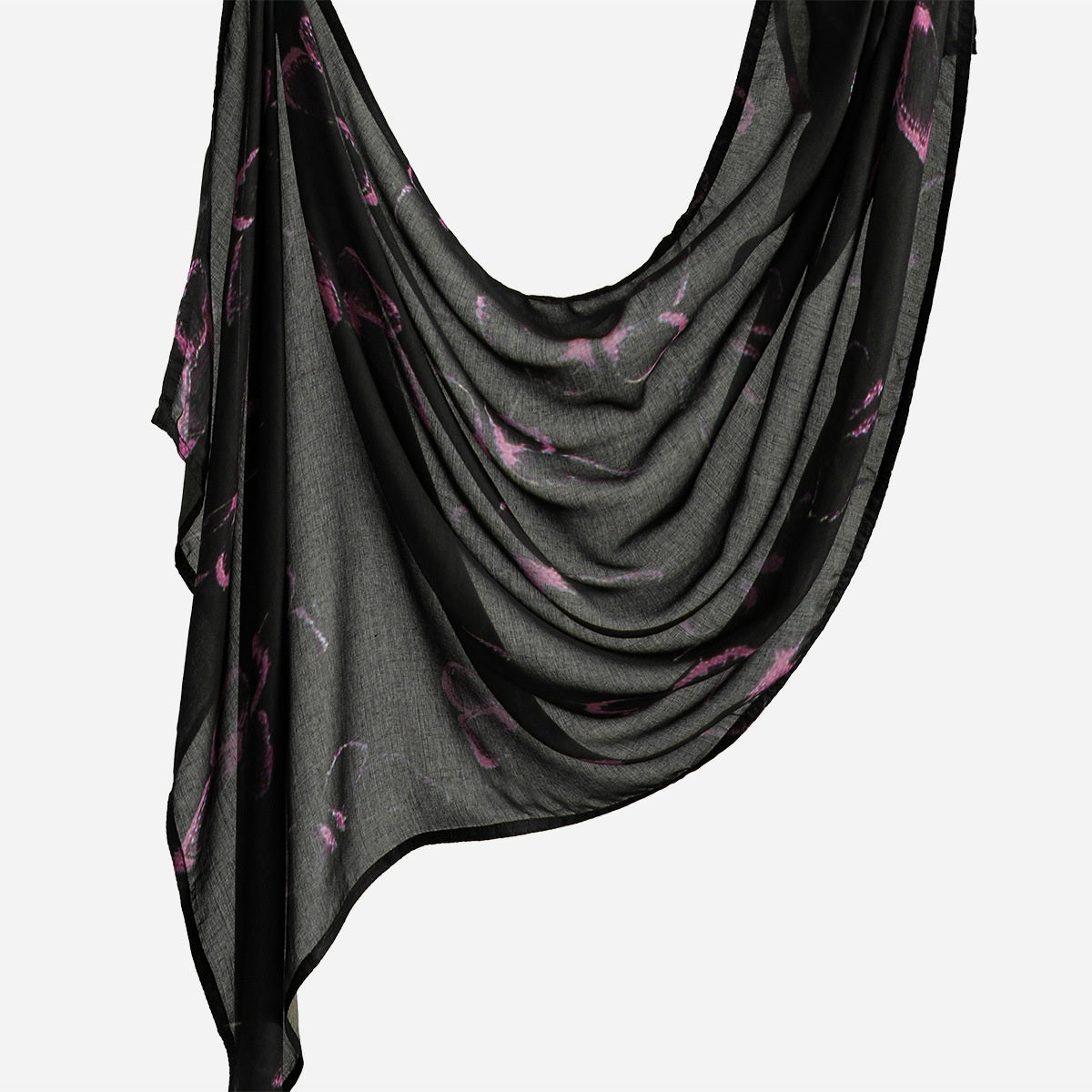 Muslim Women Voile Printed Hijab Scarf Shawl #26YW501