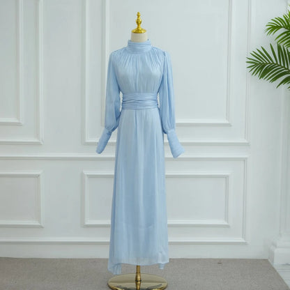 Middle East Arab Dubai Shiny Abaya Dress #251049