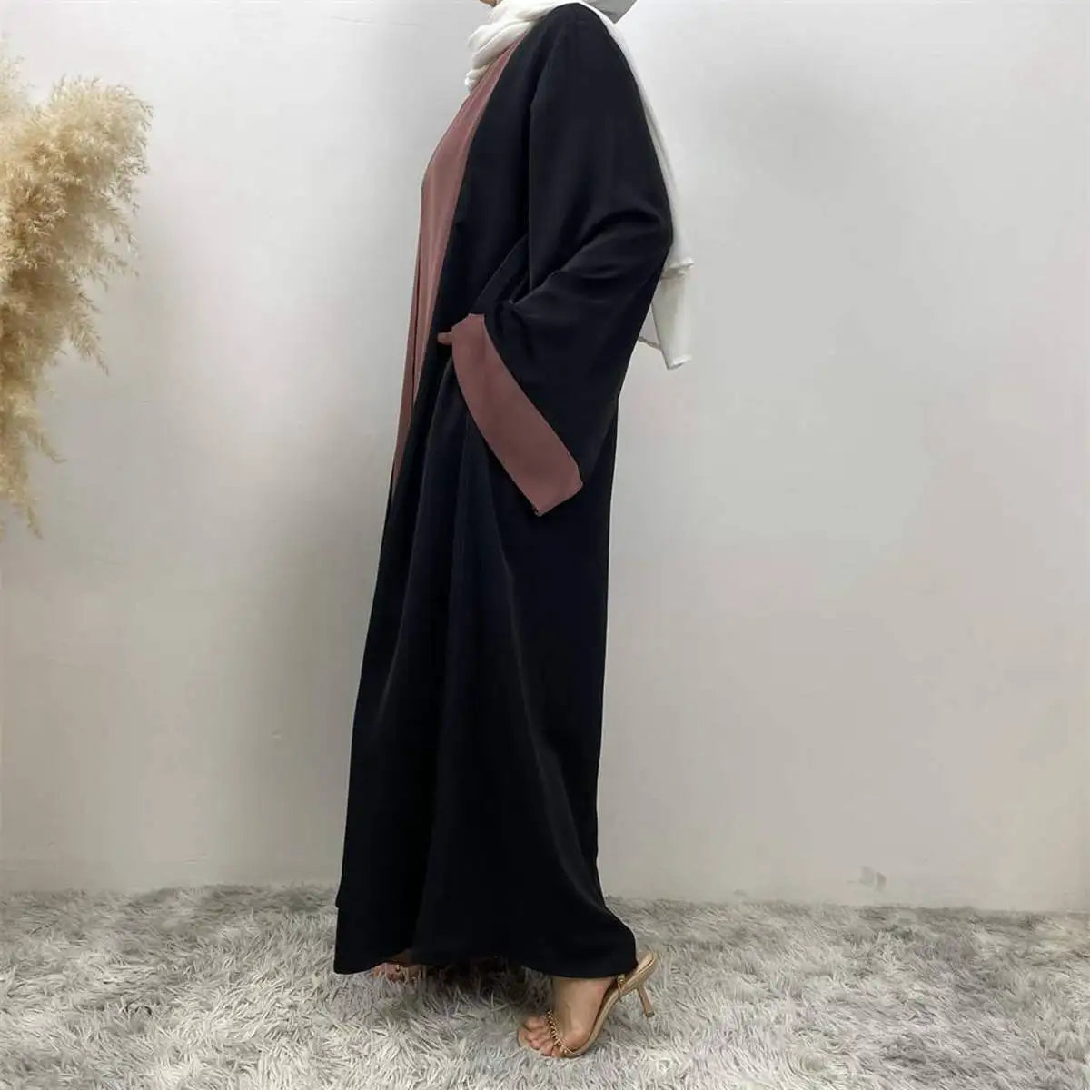 False Two-piece Muslim Women Abaya Dress