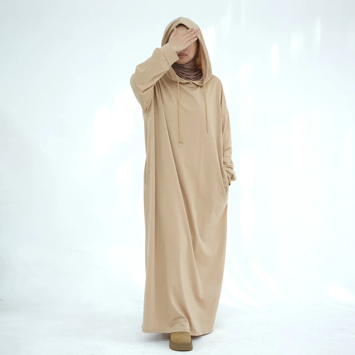 Hooded Abaya Hoodie Dress #24921