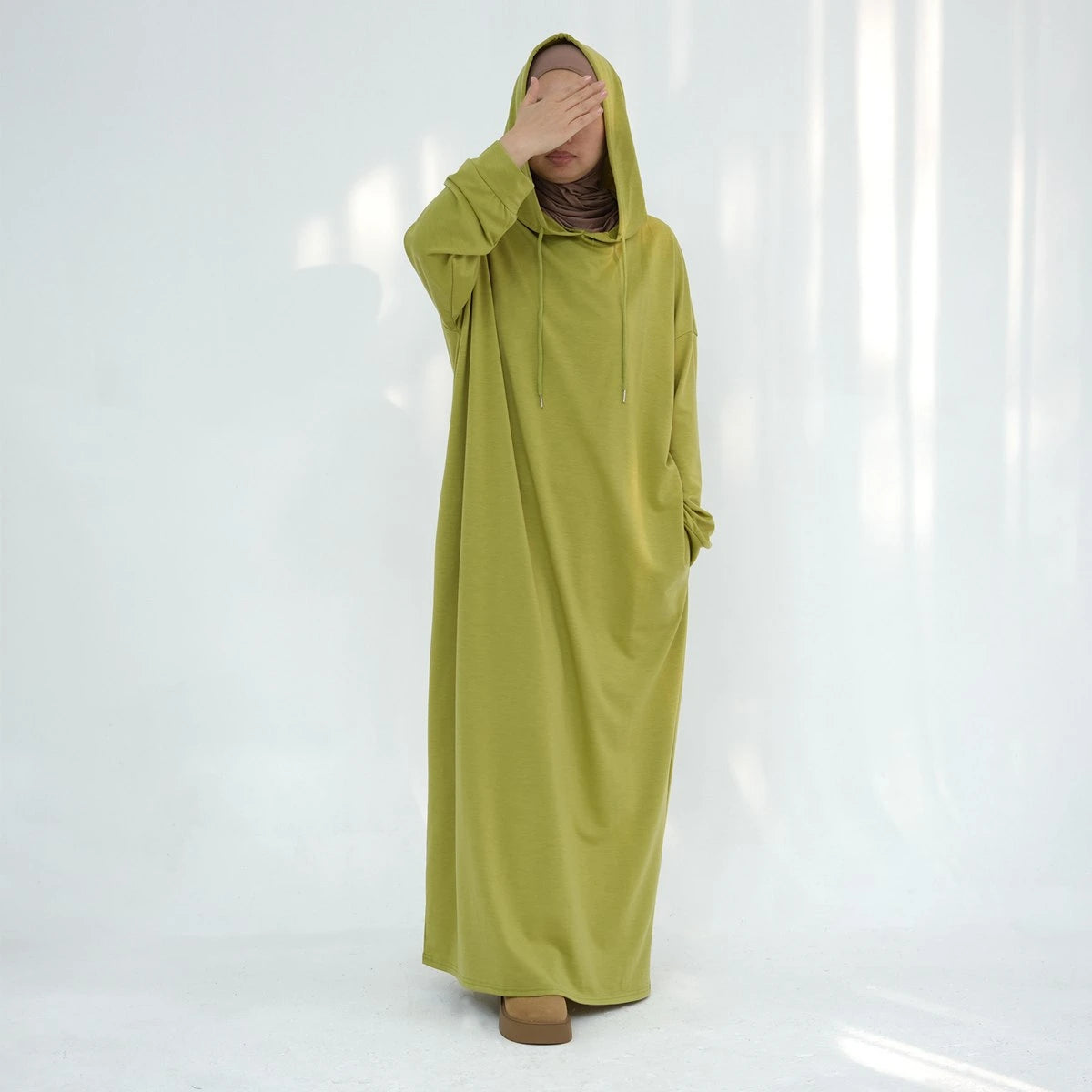 Hooded Abaya Hoodie Dress #24921