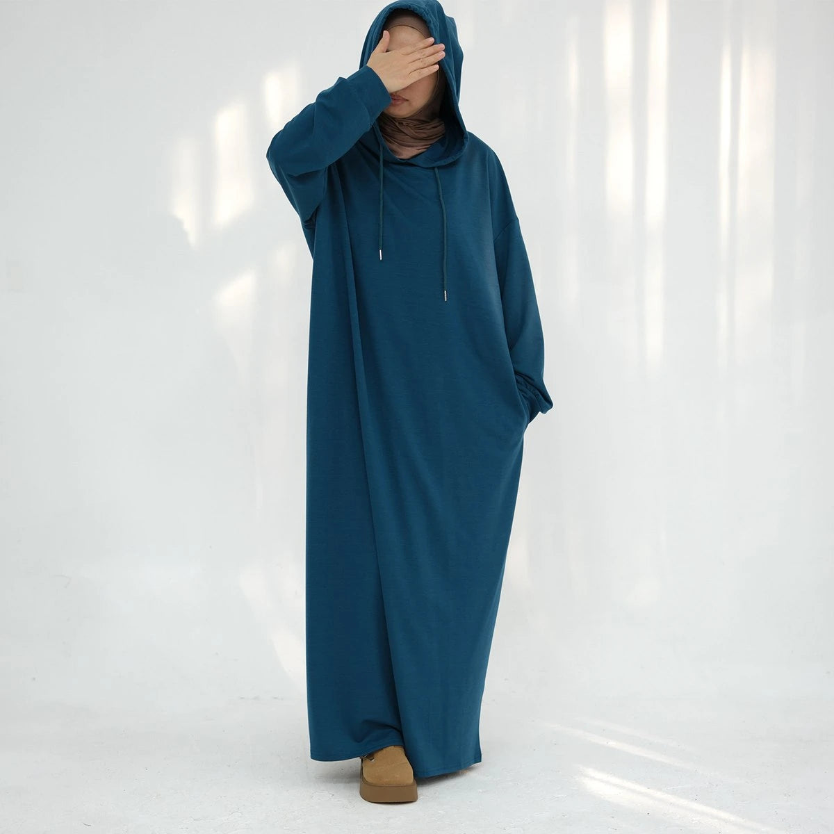 Hooded Abaya Hoodie Dress #24921