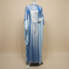 Bronzing Batwing Sleeve Farasha Abaya Dress For Muslim Women #25233
