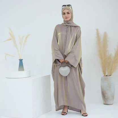 Gleam Cloth Muslim Women Abaya Dress