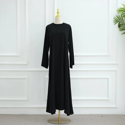 13 Color Options Nida Plain Abaya Dress #251046