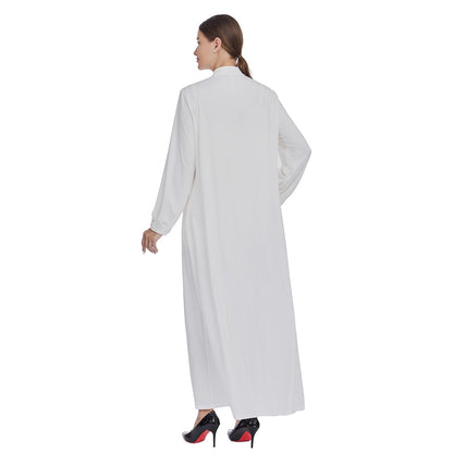 Collar Abaya Dress #25994