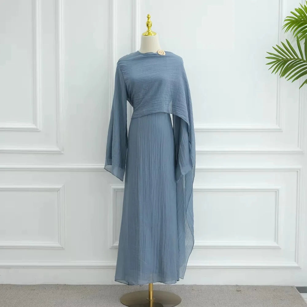 Double Layer Abaya Dress #251089