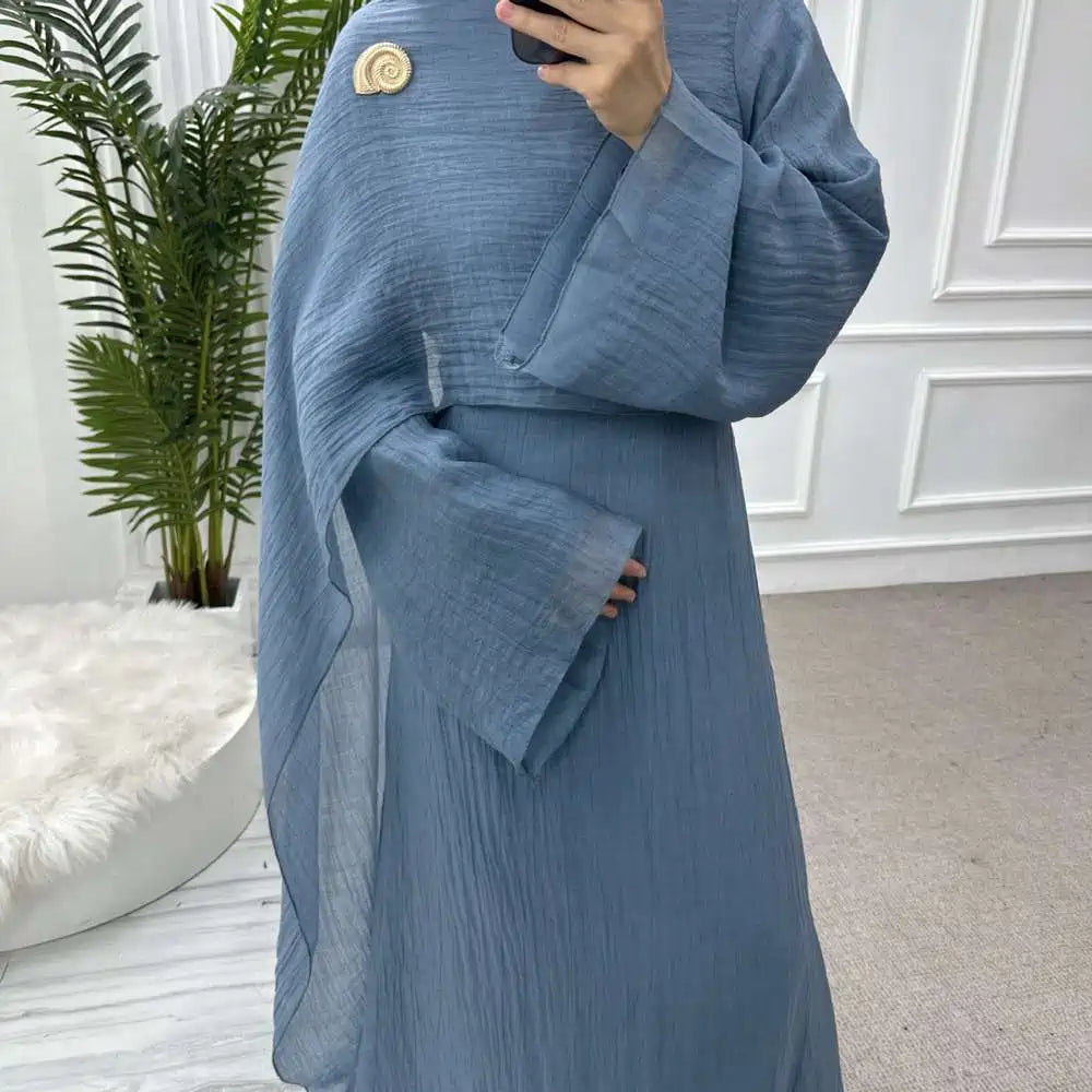 Double Layer Abaya Dress #251089