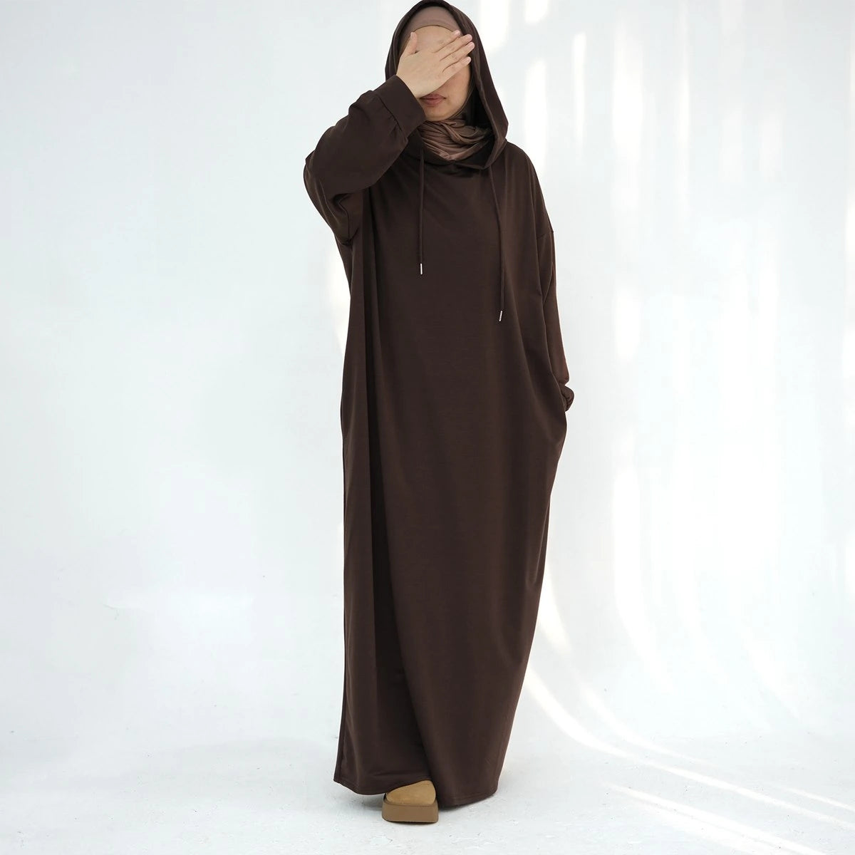 Hooded Abaya Hoodie Dress #24921