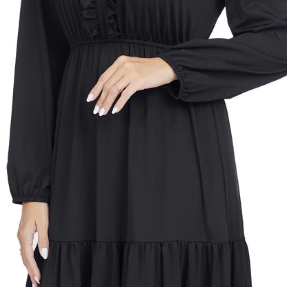 Knitted Abaya Dress #25T943
