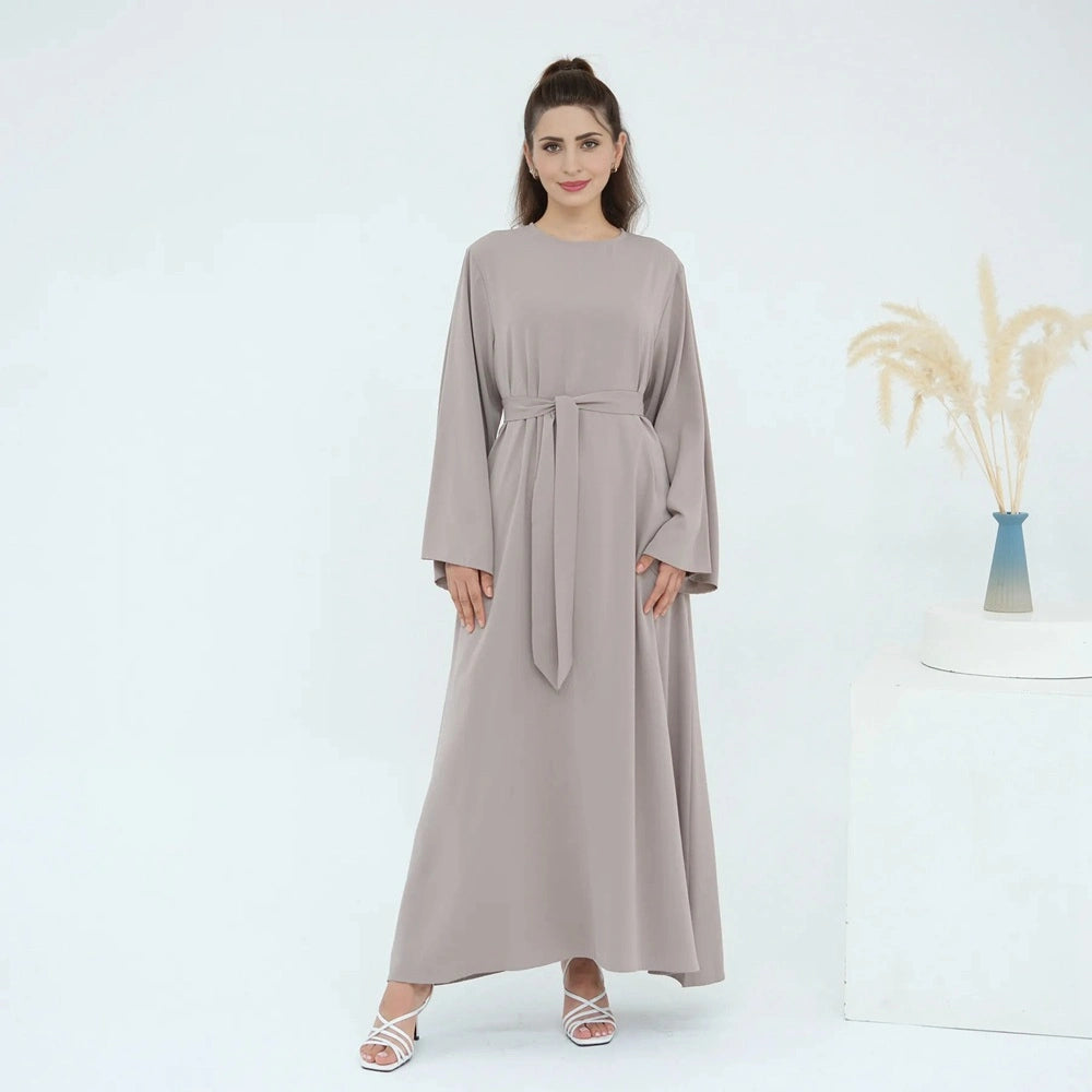 13 Color Options Nida Plain Abaya Dress #251046